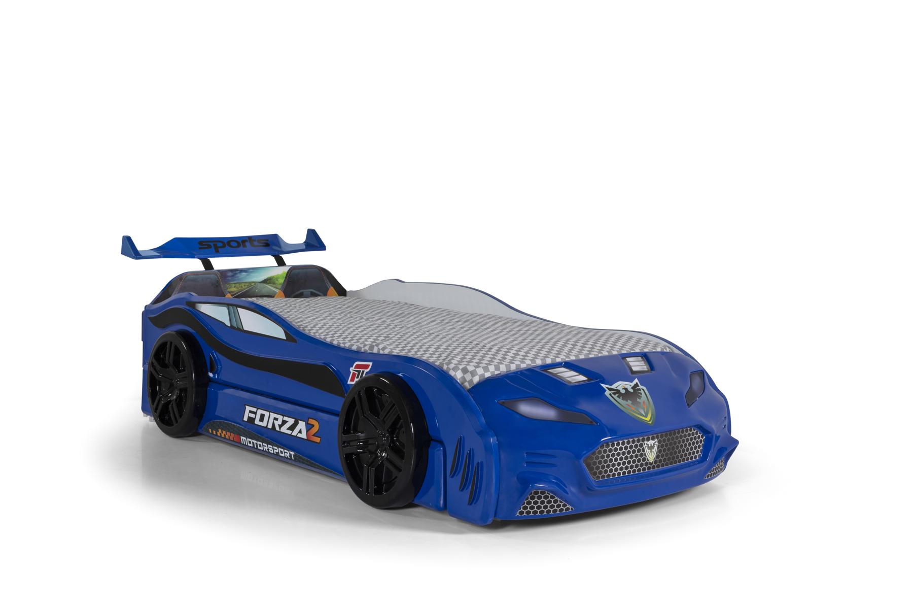 Autobett Coupe mit Gästebett Forza 2 Blau