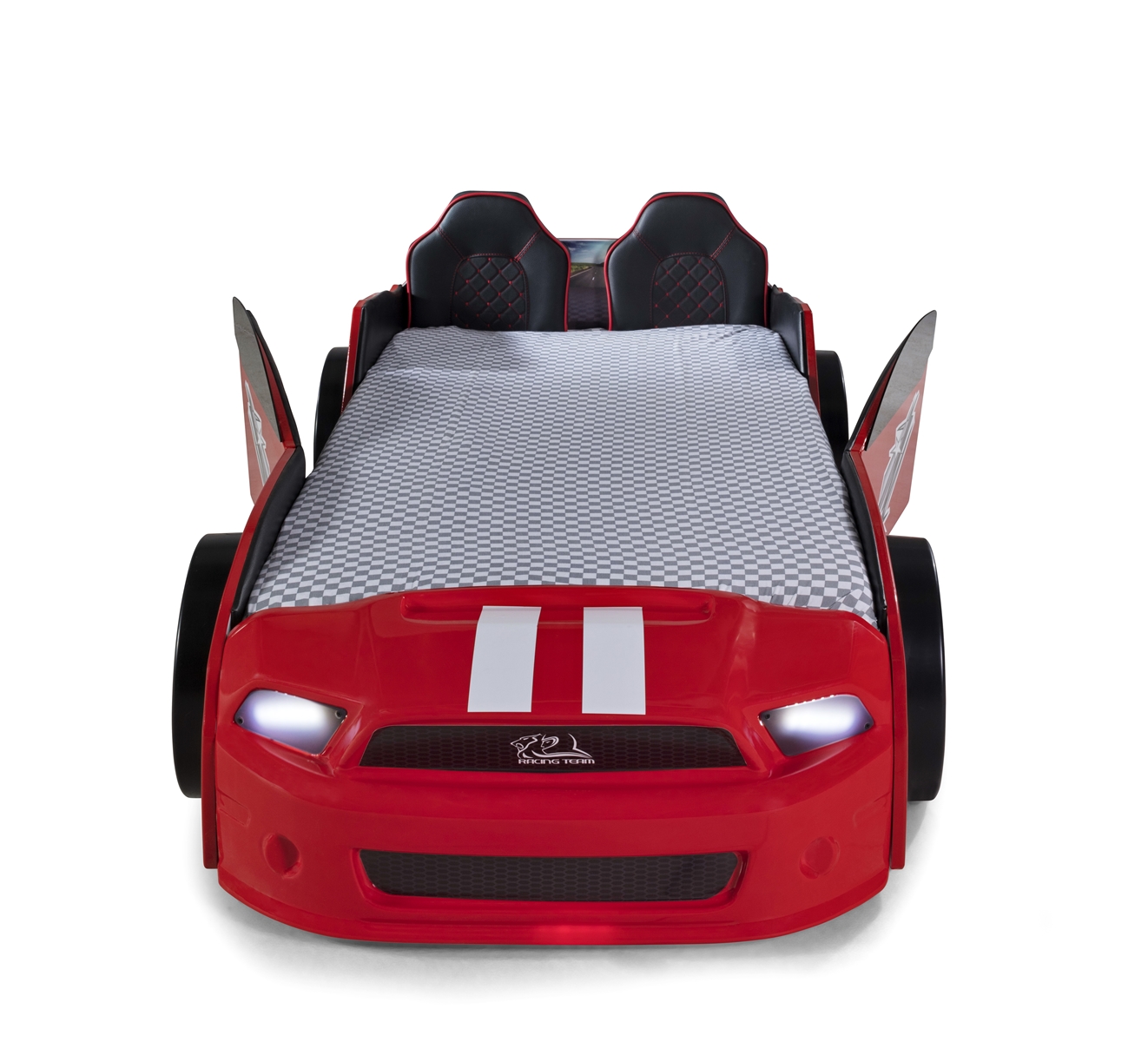 Autobettzimmer Komplett Must Rider Turbo 4-teilig Rot
