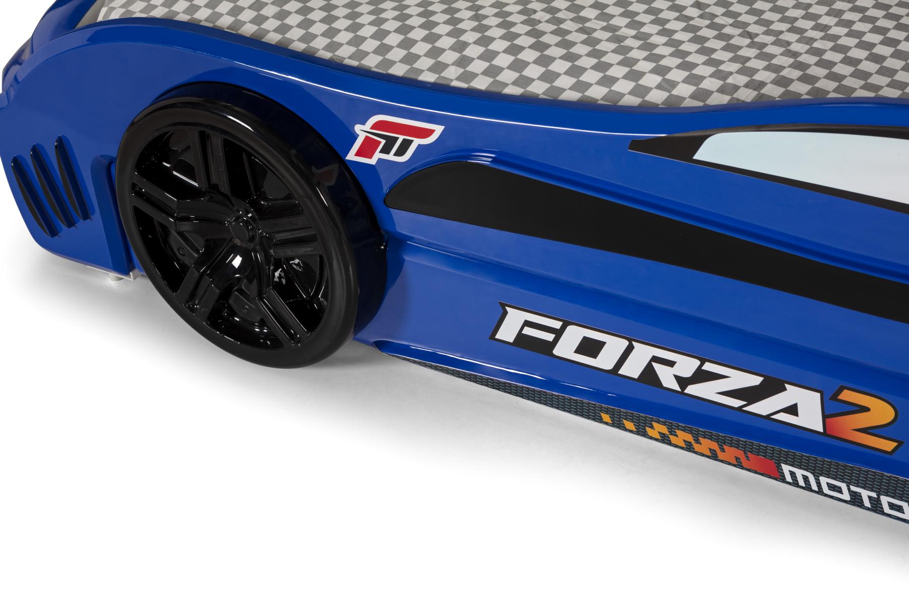 Autobett Coupe mit Gästebett Forza 2 Blau