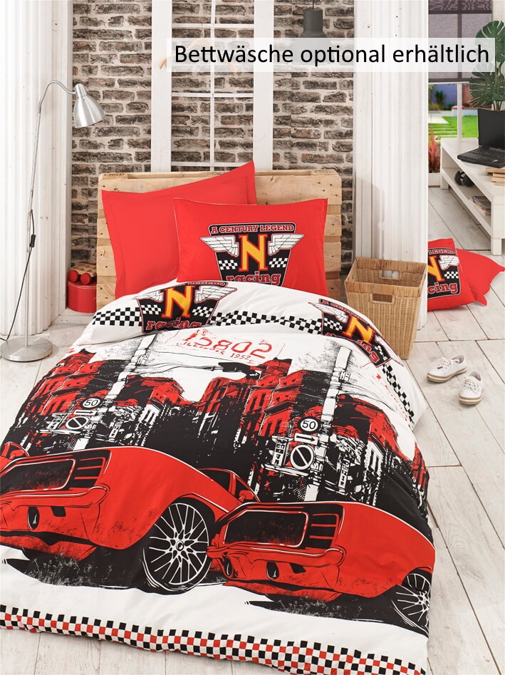 Autobett Must Rider 500 mit Bettkasten Rot Ausstellungsstück