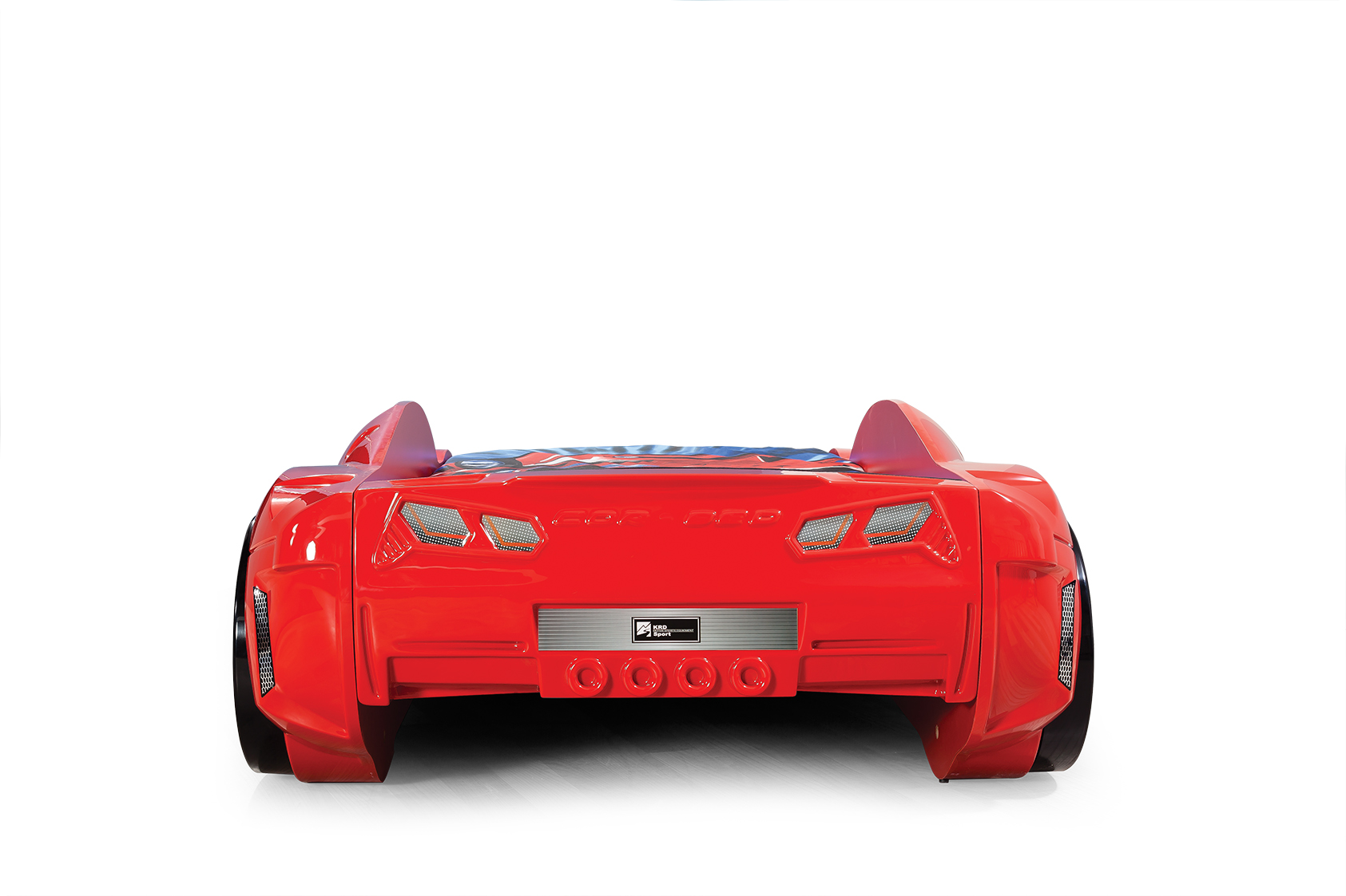 Autobett Luxury Standard in Rot mit LED Scheinwerfern und Sound