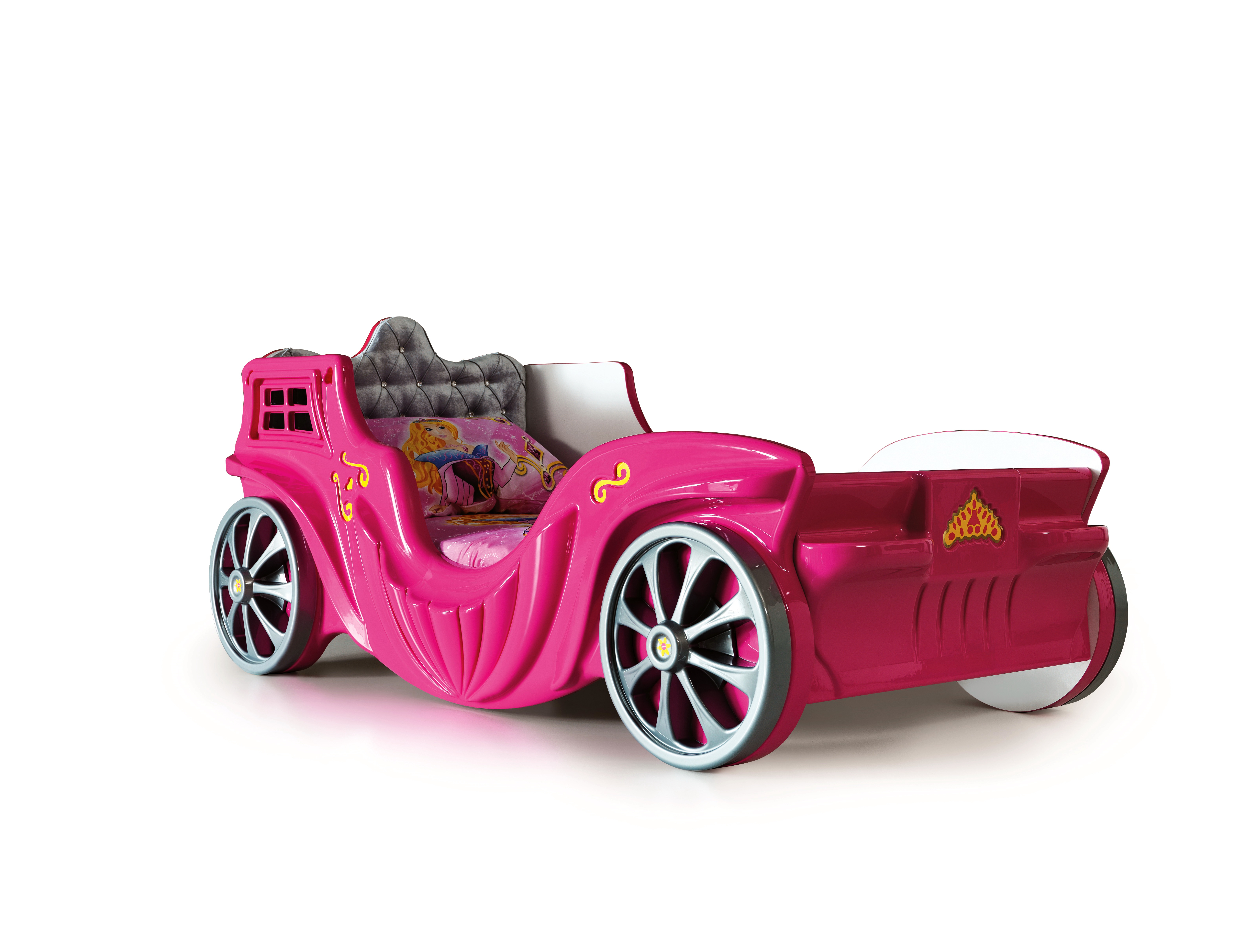 Titi Kutschenbett Mädchen 90x190 Princess in Pink